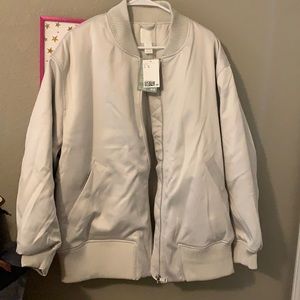 NWT H&M oversized bomber jacket xl